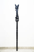 Eagle & Leopard Ebony Chieftaincy Staff