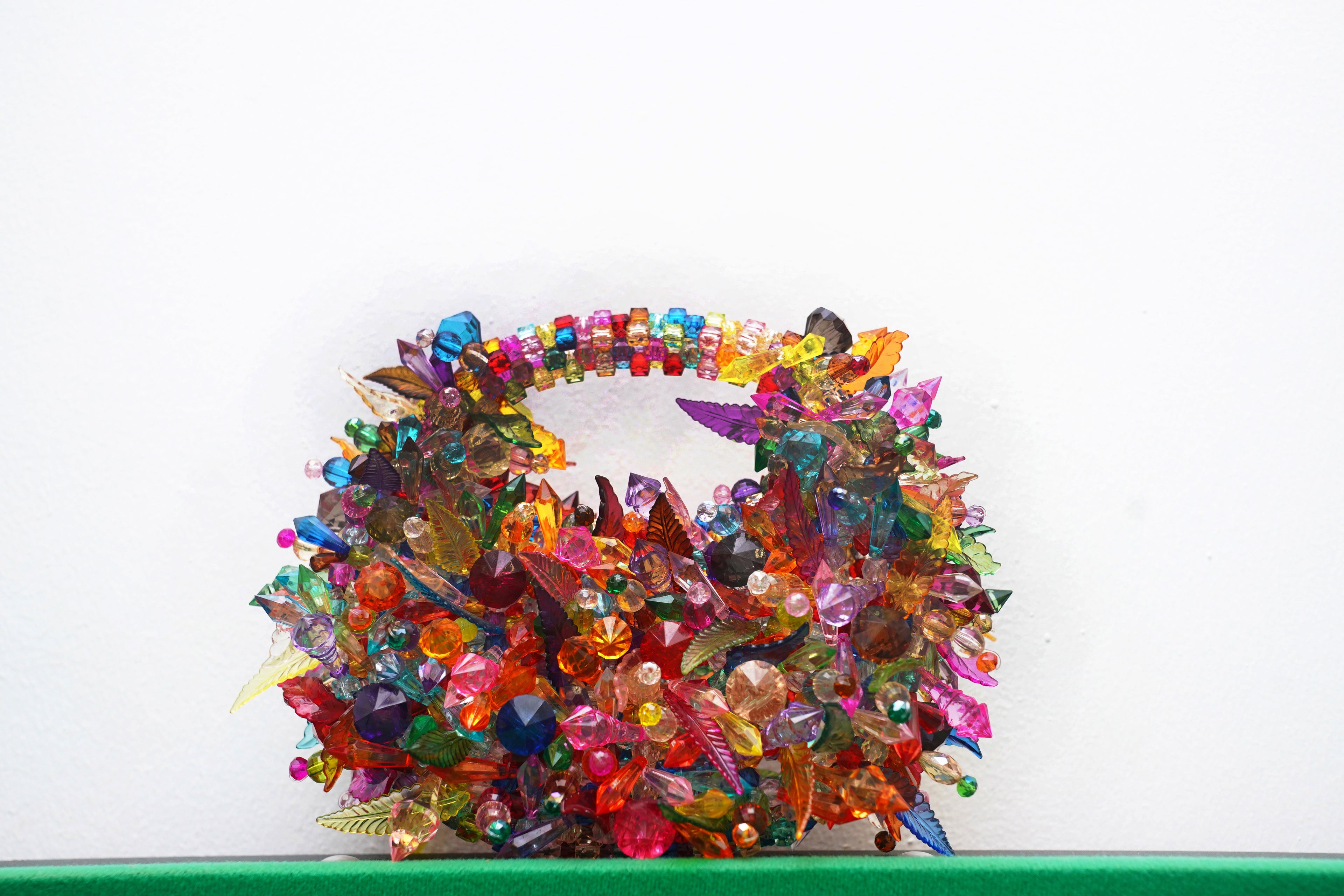 Rainbow Crystal Garden Handbag