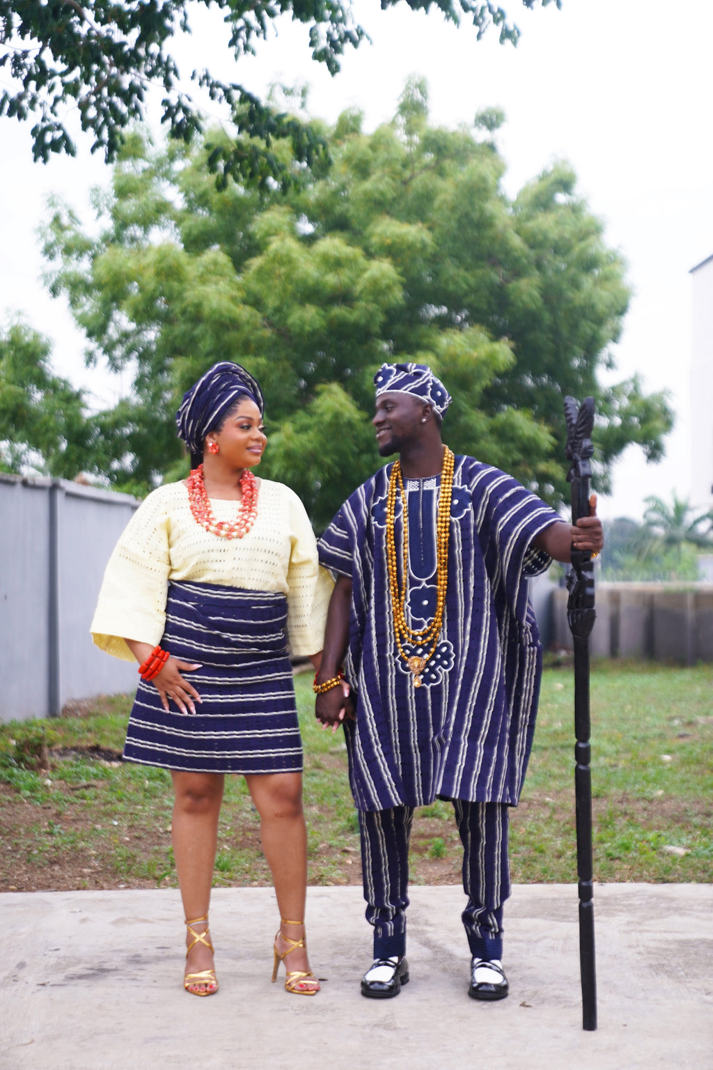 Selaro Luxury - Traditional Agbada Set (Aso Oke) - Men