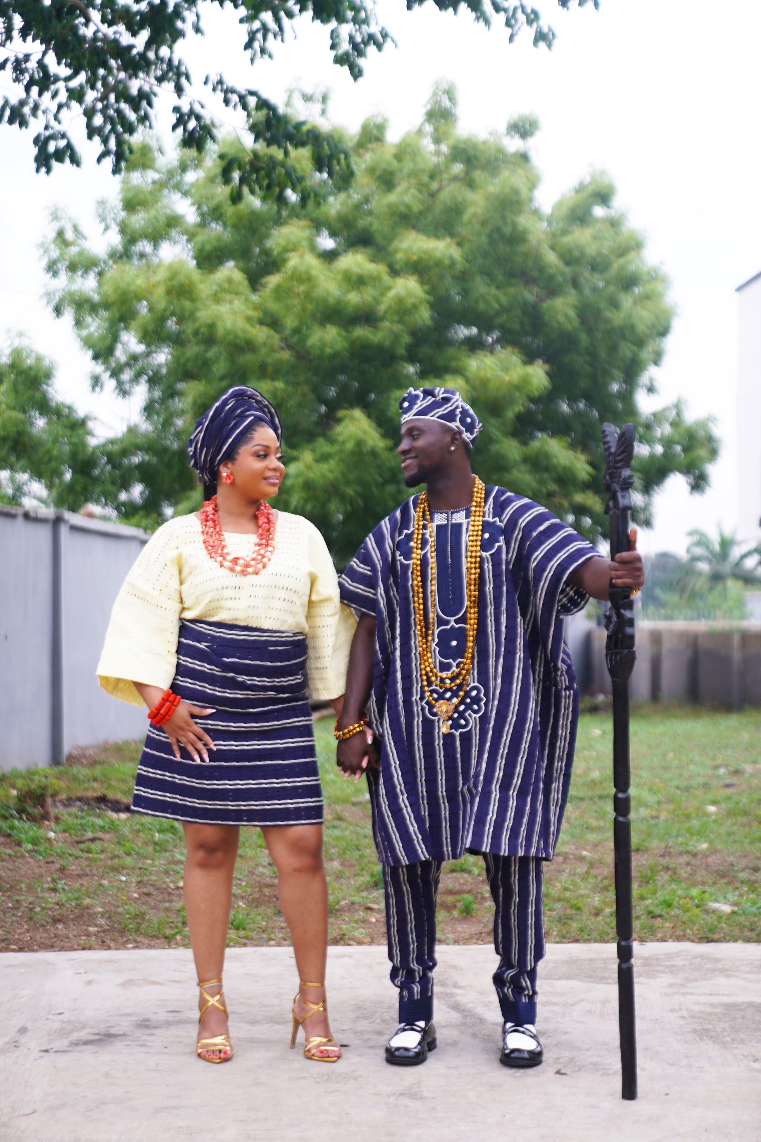 Selaro Luxury - Traditional Agbada Set (Aso Oke) - Men